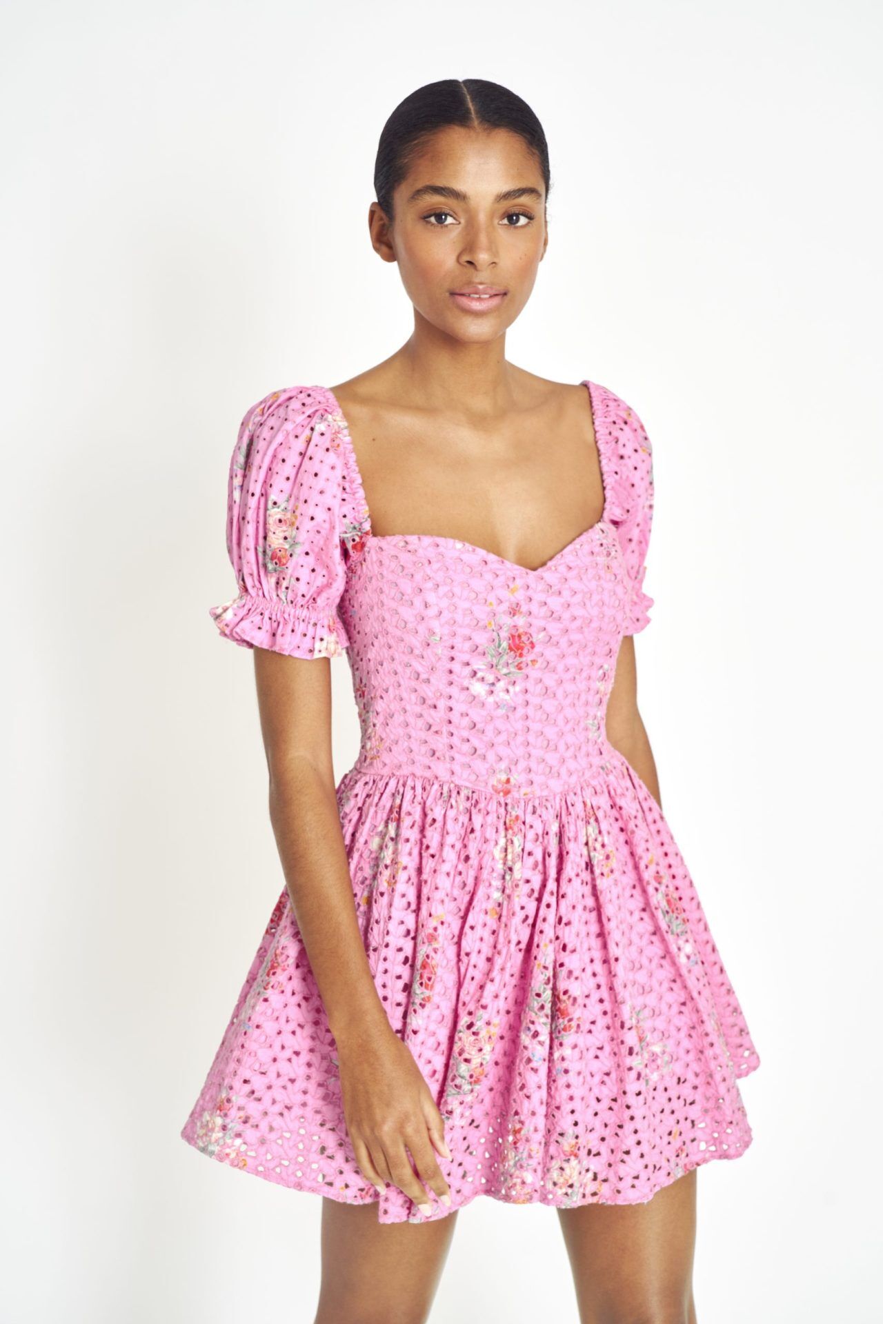 ● WITHOUT SUMMER ● Romantic Vintage Mini Dress Womens V Neck Crisscross Backless Dresses Tie Back
